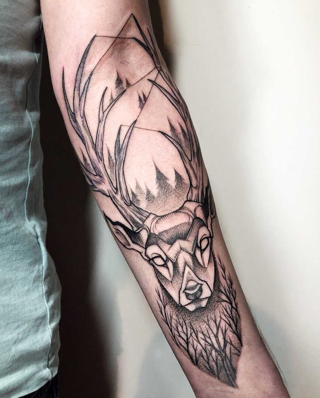 tatuajes de ciervos venados 14