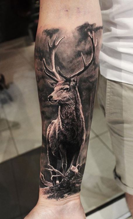 tatuajes de ciervos venados 15