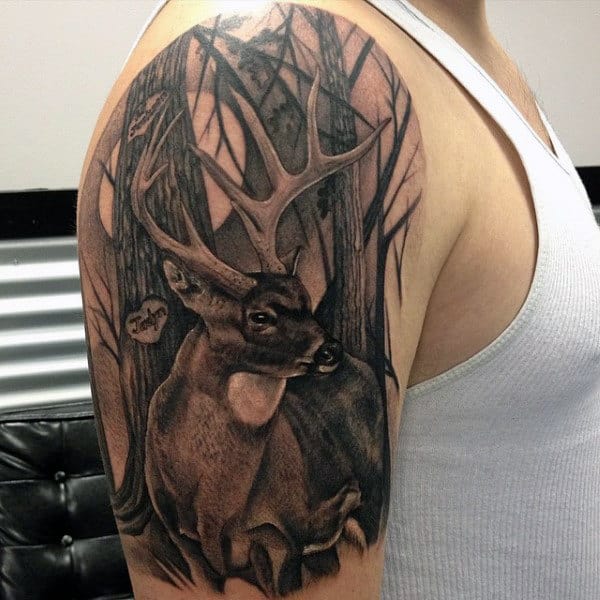 tatuajes de ciervos venados 16