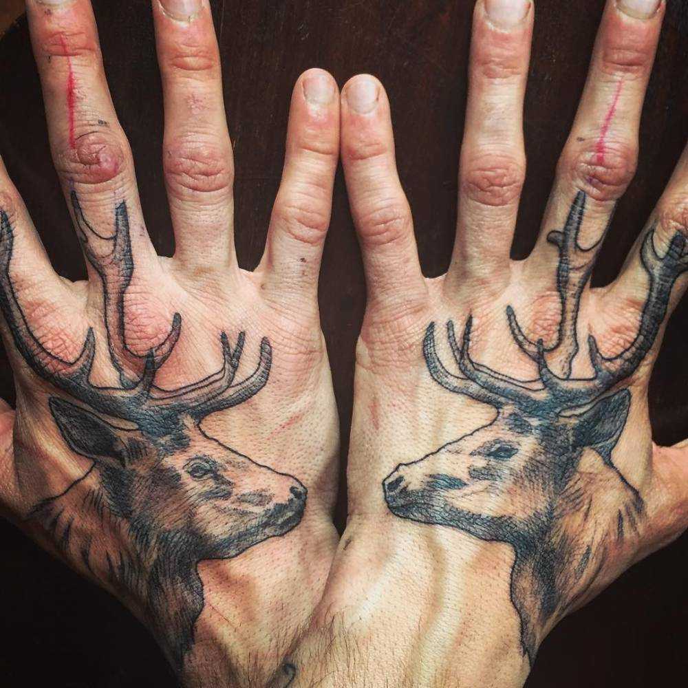 tatuajes de ciervos venados 28