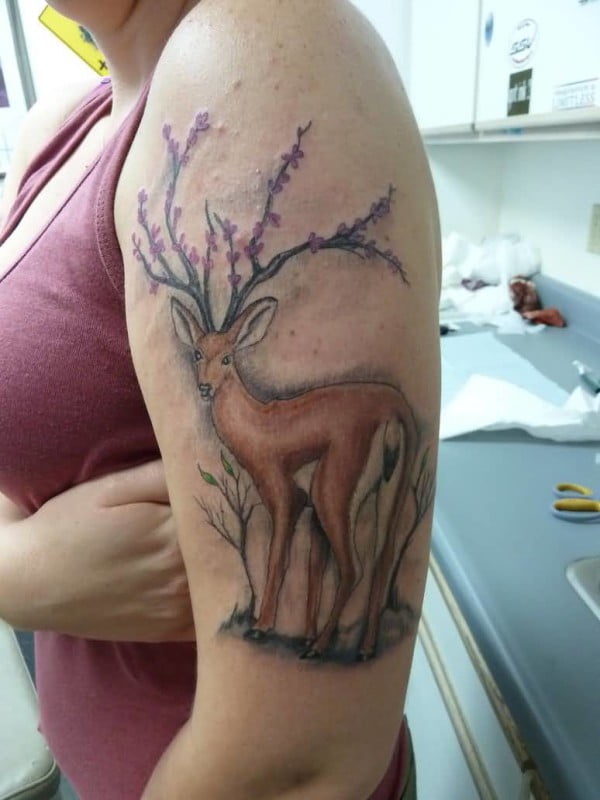 tatuajes de ciervos venados 30