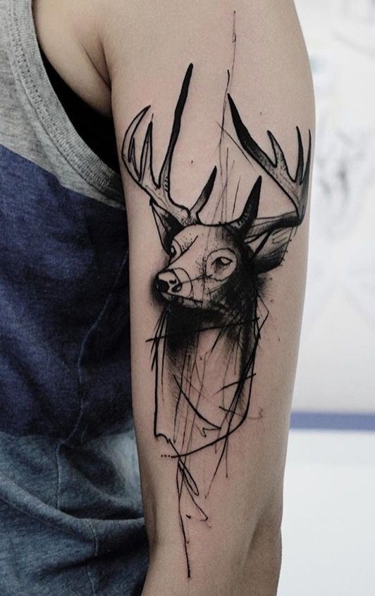 tatuajes de ciervos venados 38