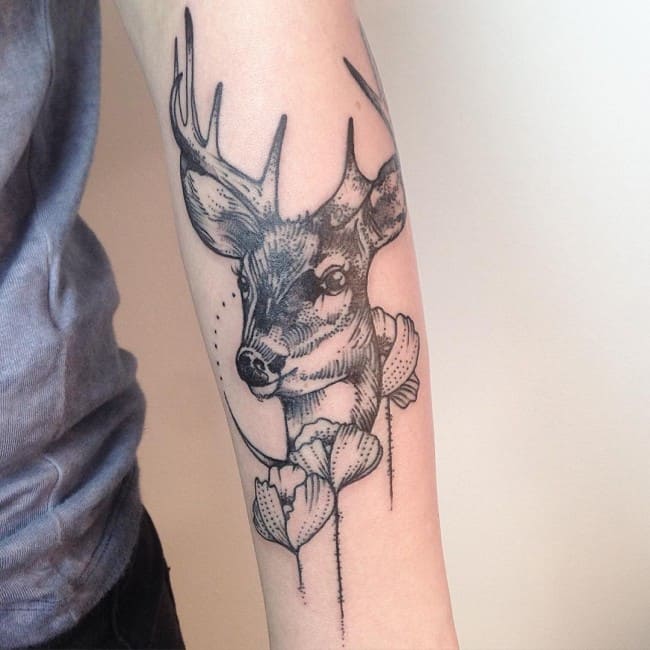 tatuajes de ciervos venados 44