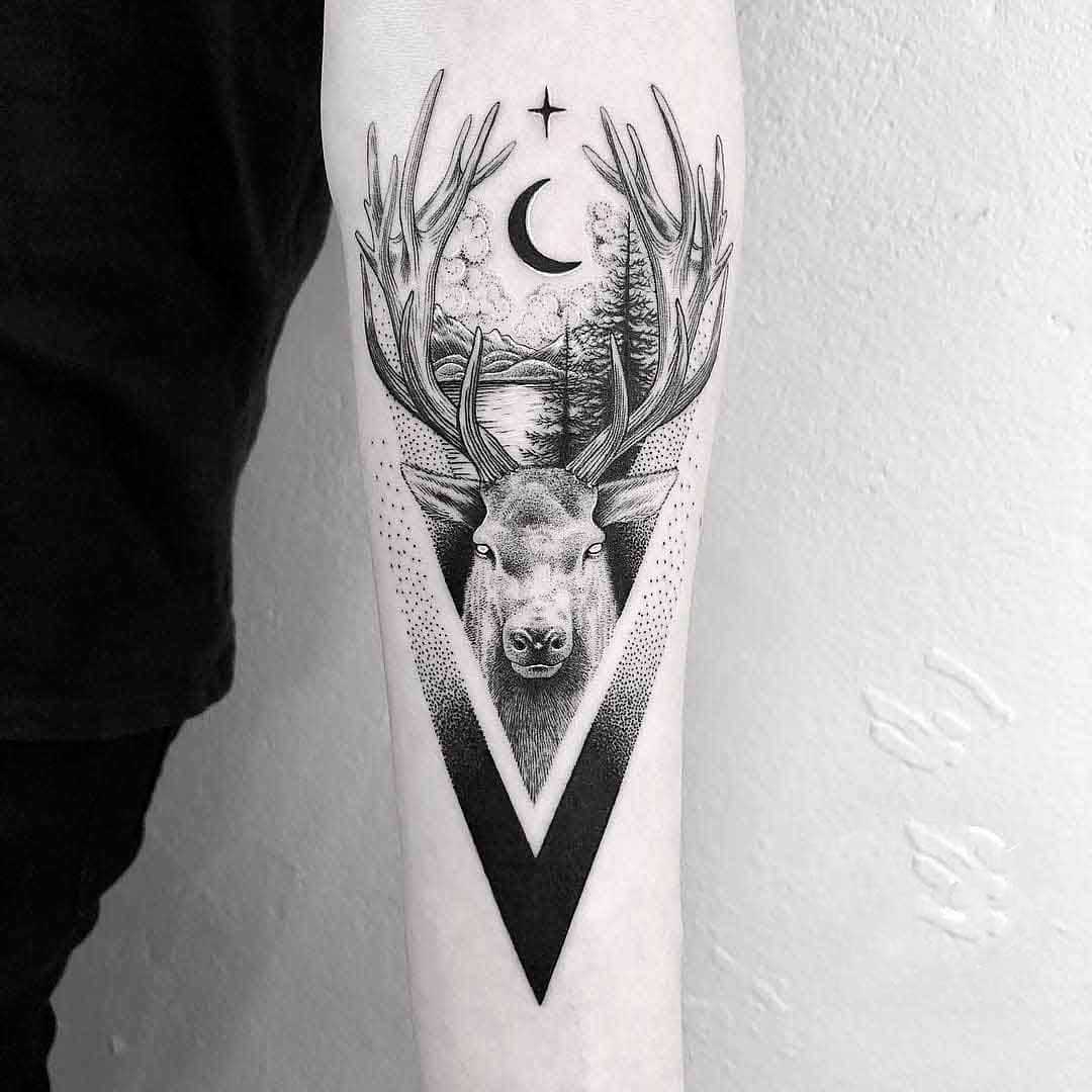 tatuajes de ciervos venados 5