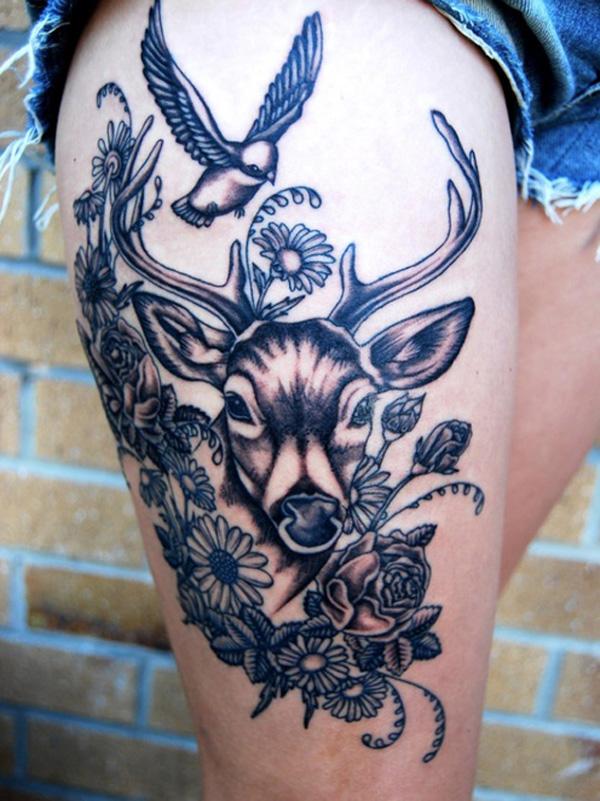 tatuajes de ciervos venados 7