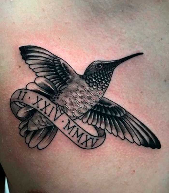 tatuajes de colibries para chicos