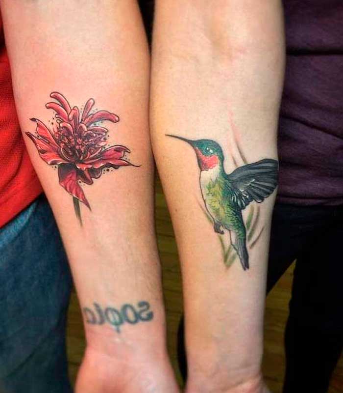 tatuajes de colibries para enamorados