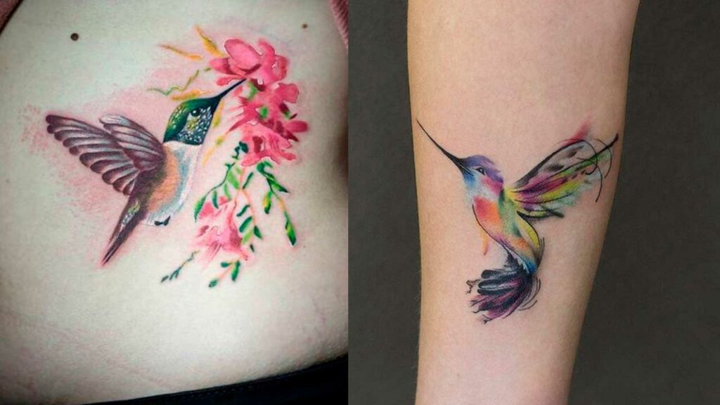 tatuajes de colibris
