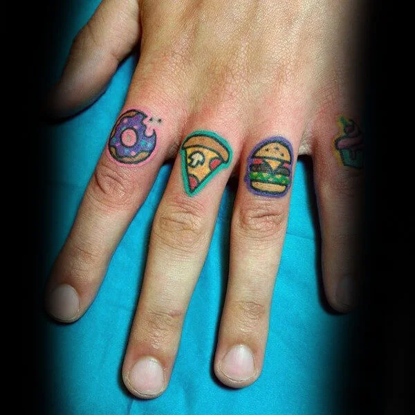 Tatuajes de comidas, bebidas y frutas: 🍔🍍🍷 + 100 imágenes 6 tatuajes de comidas 28