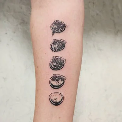 Tatuajes de comidas, bebidas y frutas: 🍔🍍🍷 + 100 imágenes 5 tatuajes de comidas 29