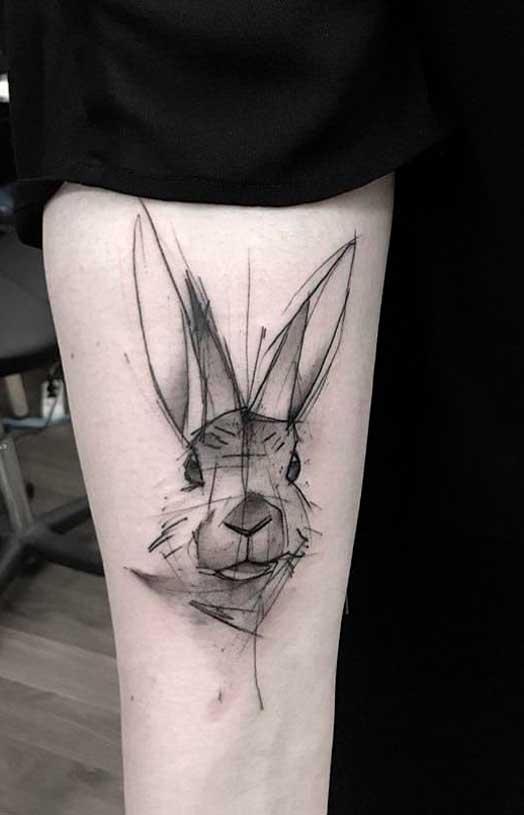 tatuajes de conejos para caballeros