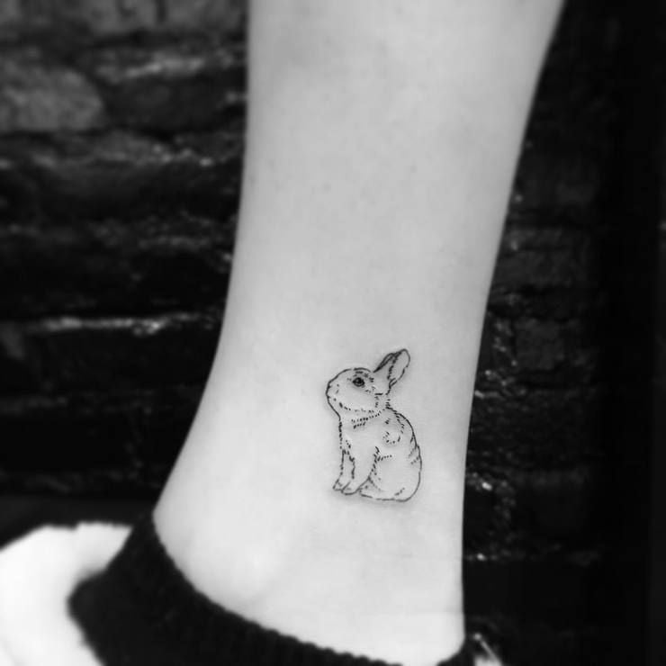 tatuajes de conejos para chicas