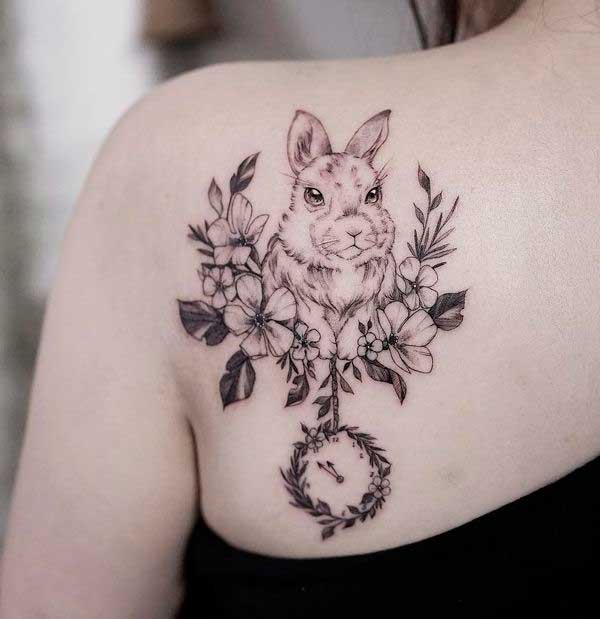tatuajes de conejos para damas