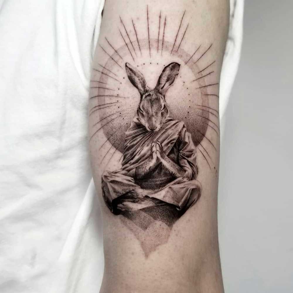 tatuajes de conejos para hombres