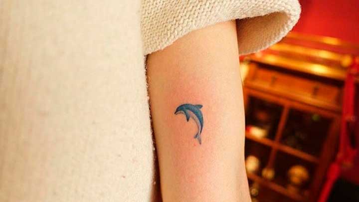 tatuajes de delfines para chicas