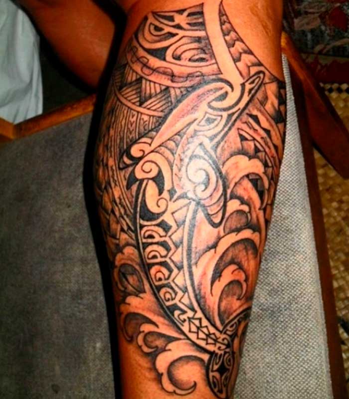 tatuajes de delfines tribales