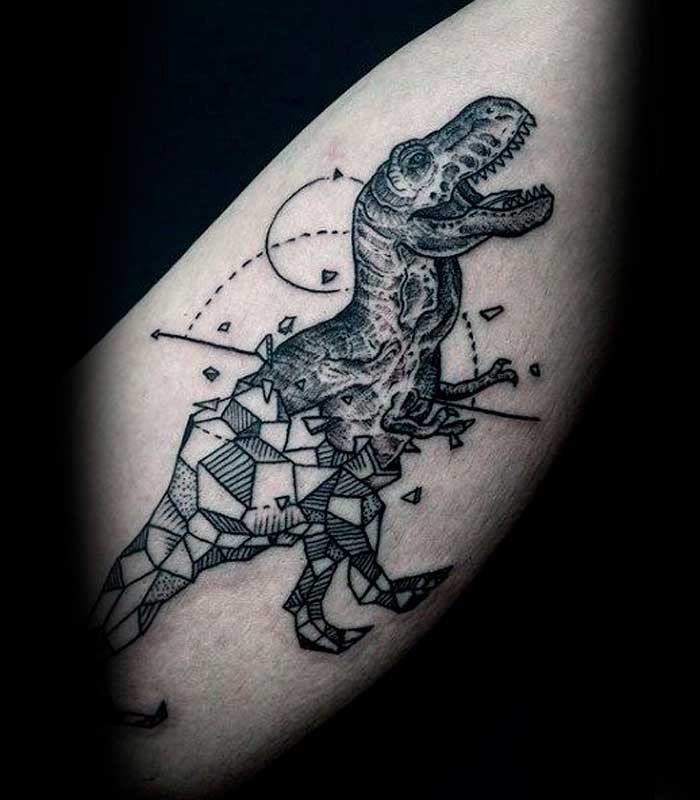 tatuajes de dinosaurios para caballeros