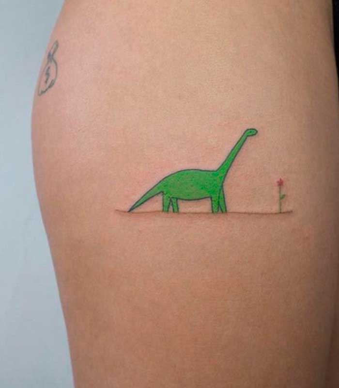 tatuajes de dinosaurios para chicas