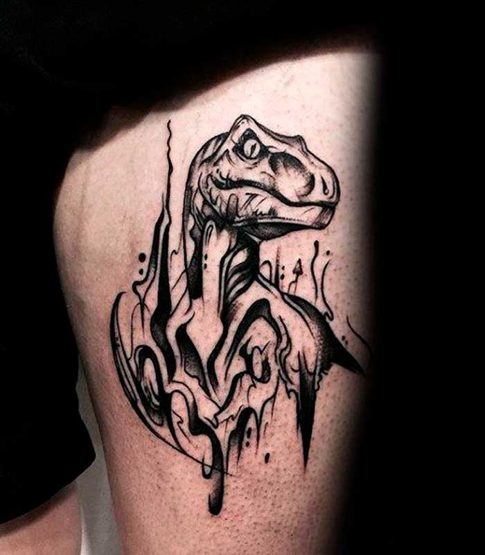 tatuajes de dinosaurios para hombres