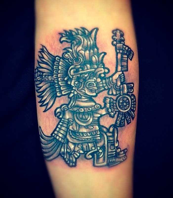 tatuajes de dioses mayas