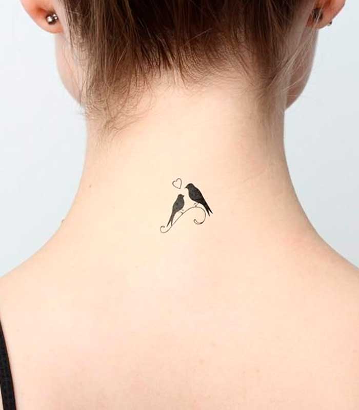 tatuajes de dos aves