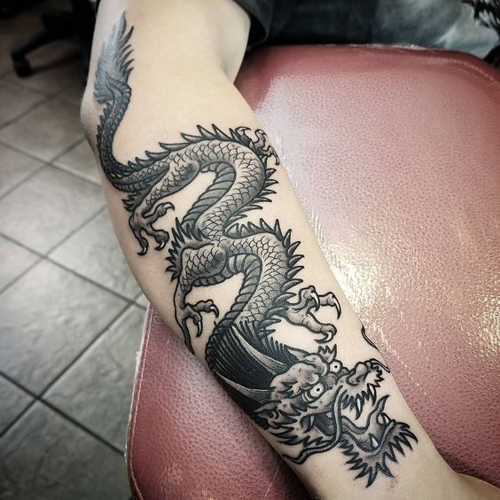 tatuajes de dragones chinos 1