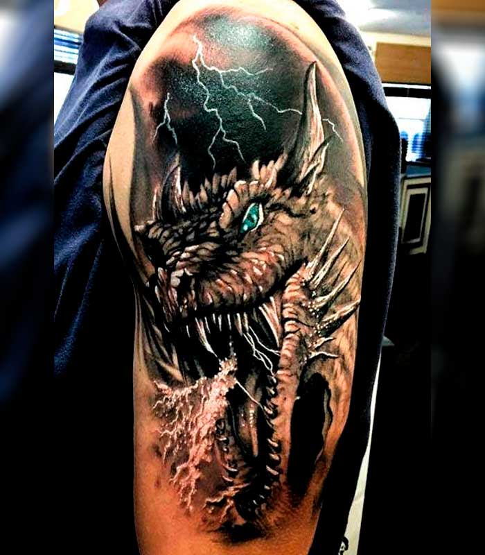 tatuajes de dragones para hombres