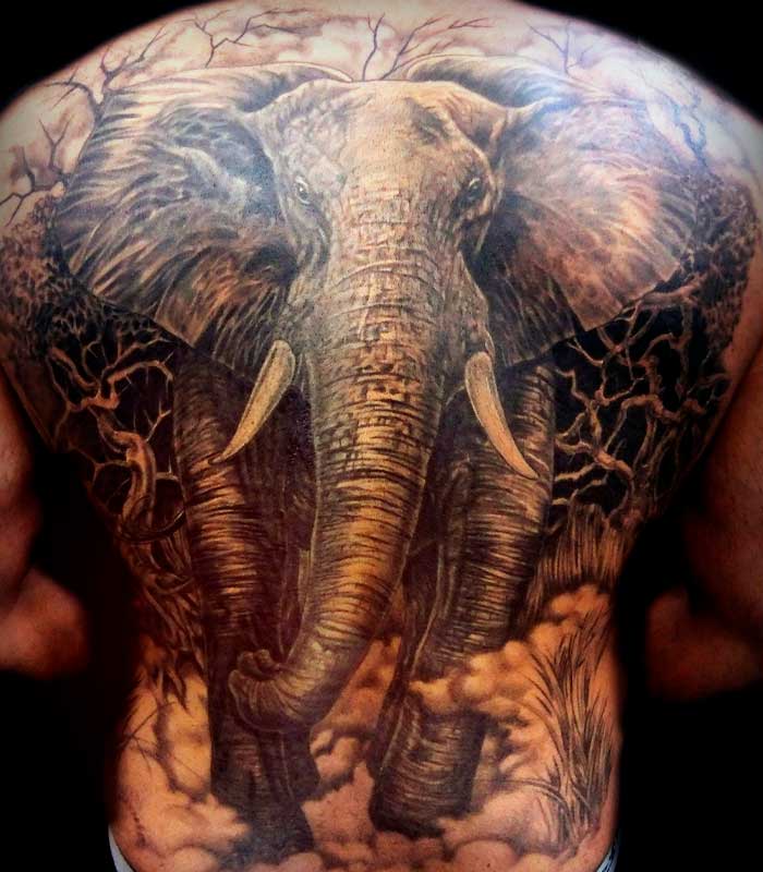 tatuajes de elefantes para chicos