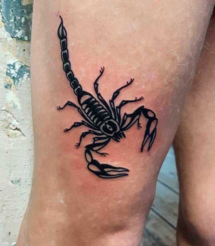 tatuajes de escorpiones para caballeros