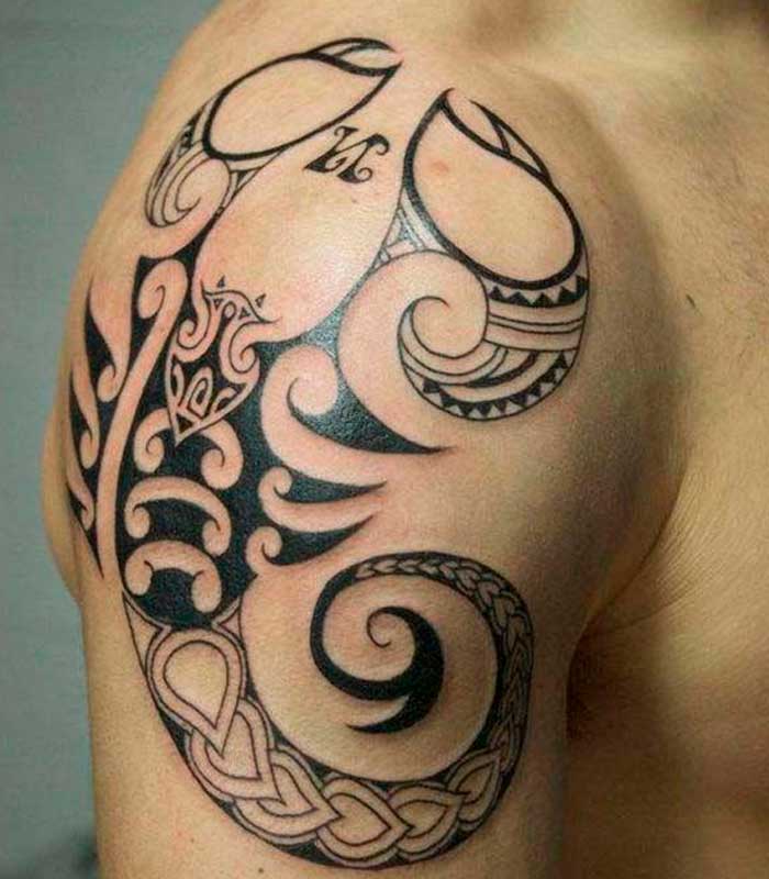 tatuajes de escorpiones tribales