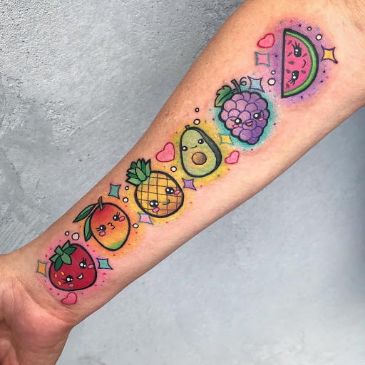 tatuajes de frutas 2