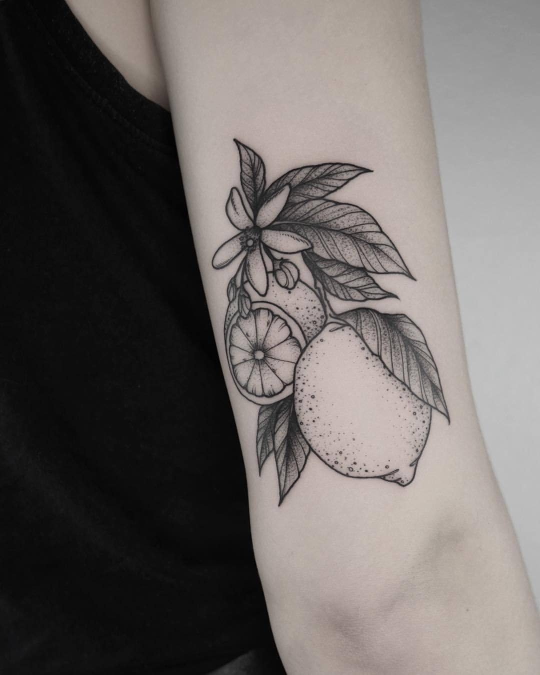 tatuajes de frutas 22