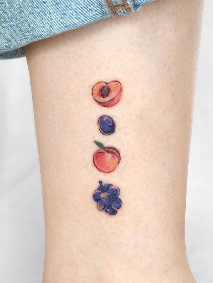 tatuajes de frutas 33