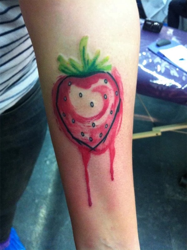tatuajes de frutas 36