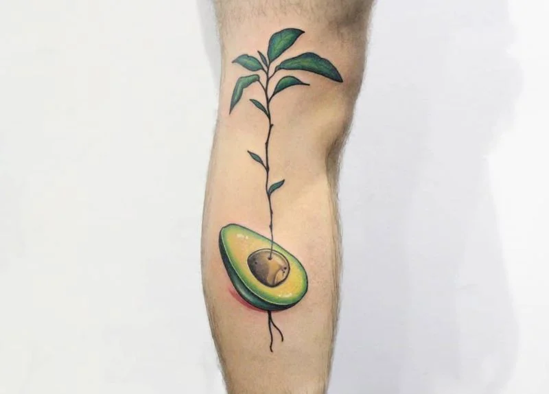 Tatuajes de comidas, bebidas y frutas: 🍔🍍🍷 + 100 imágenes 100 tatuajes de frutas 38