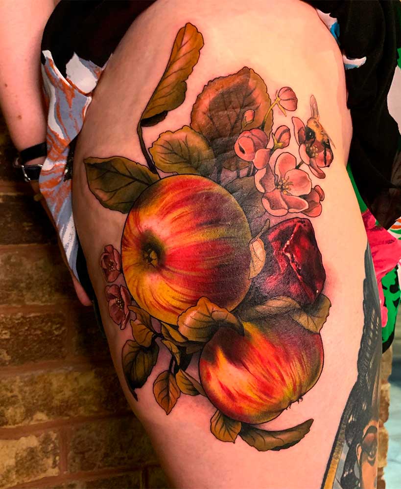 tatuajes de frutas 41