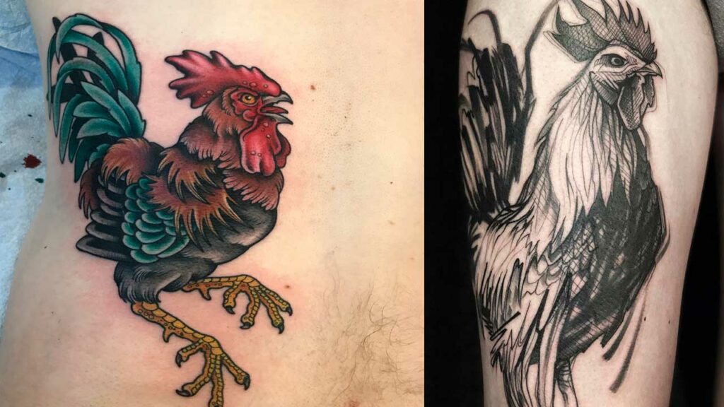 tatuajes de gallos
