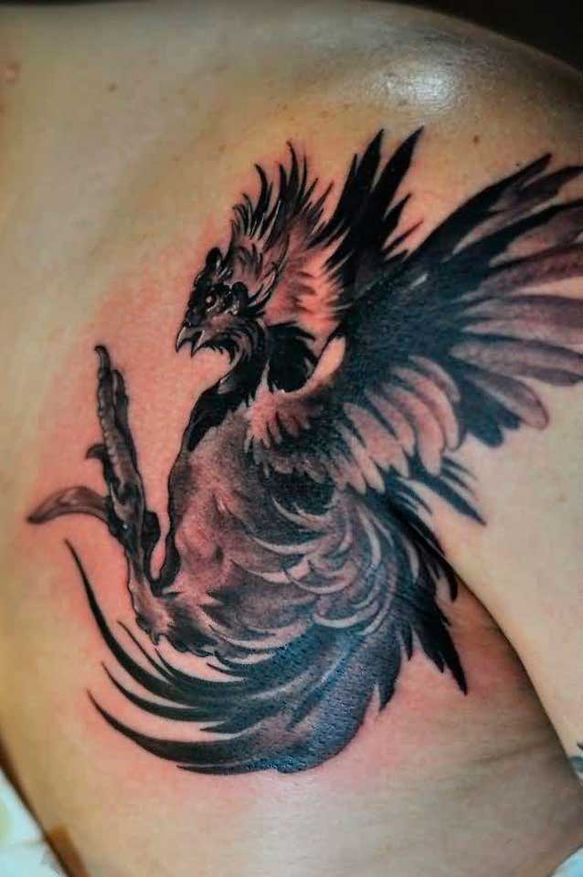 tatuajes de gallos de pelea