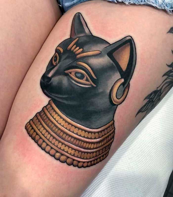 tatuajes de gatos egipcios con signficado