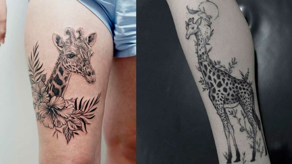 tatuajes de jirafas