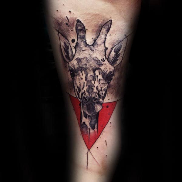 tatuajes de jirafas para hombres