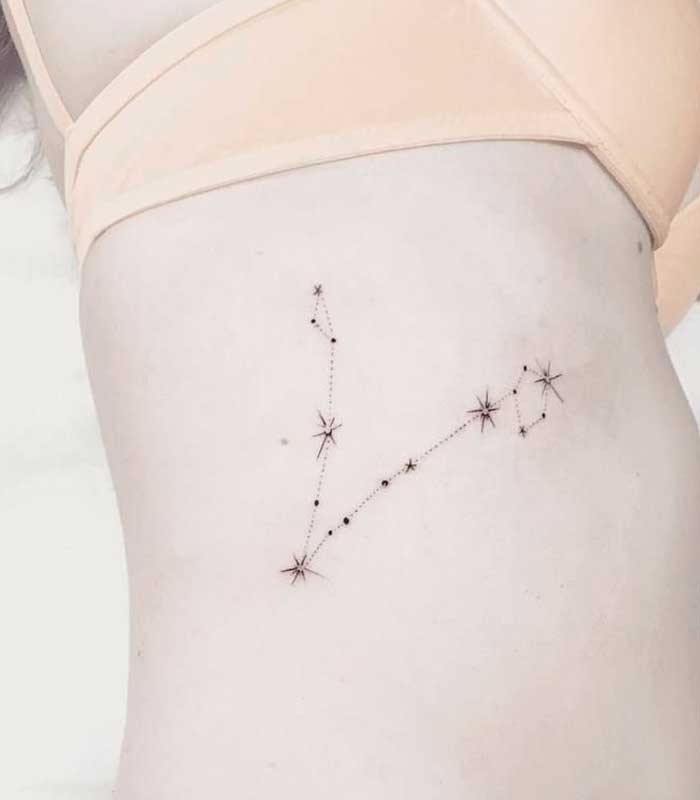 tatuajes de la constelacion de piscis