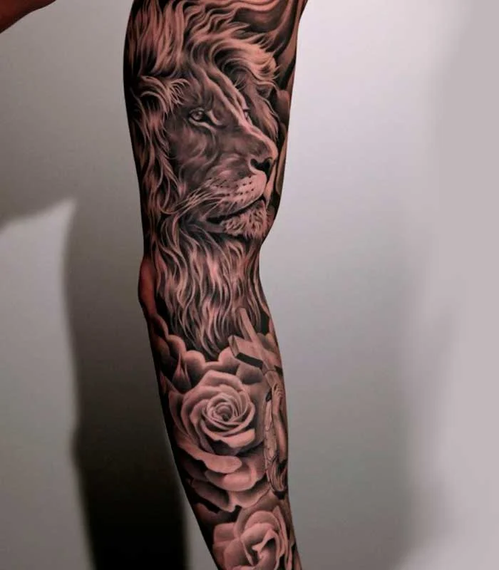 Tatuajes de leones: 🦁 Significado y mejores diseños 10 tatuajes de leones para caballeros