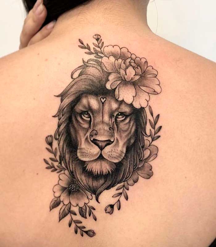 tatuajes de leones para mujeres