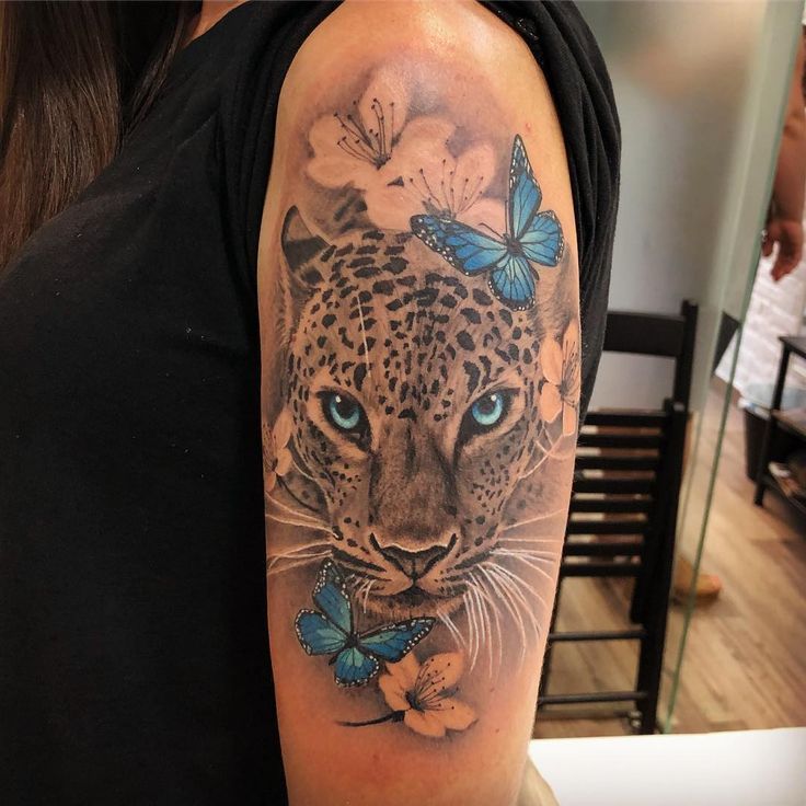 tatuajes de leopardos para chicas