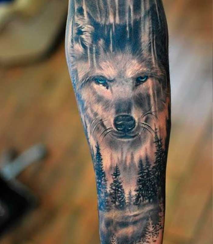 tatuajes de lobos para chicos