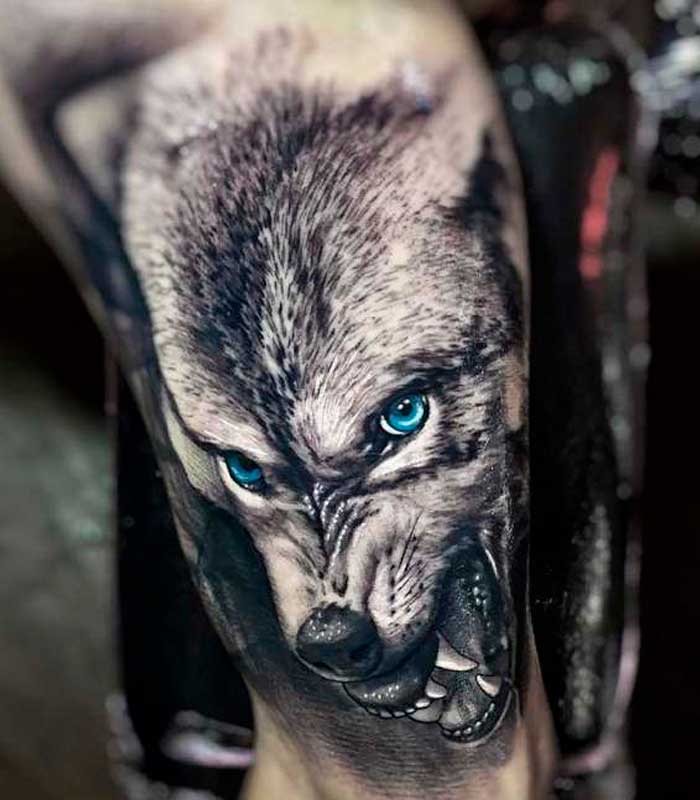 tatuajes de lobos salvajes