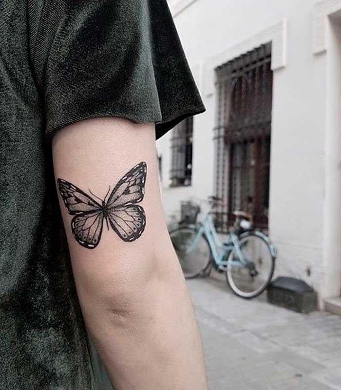 tatuajes de mariposas en el brazo