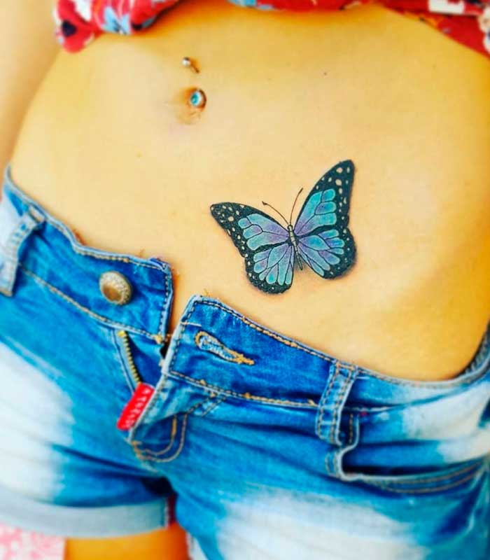 tatuajes de mariposas para chicas