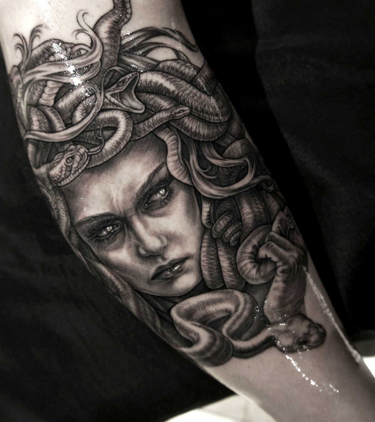 tatuajes de medusa de la mitologia griega